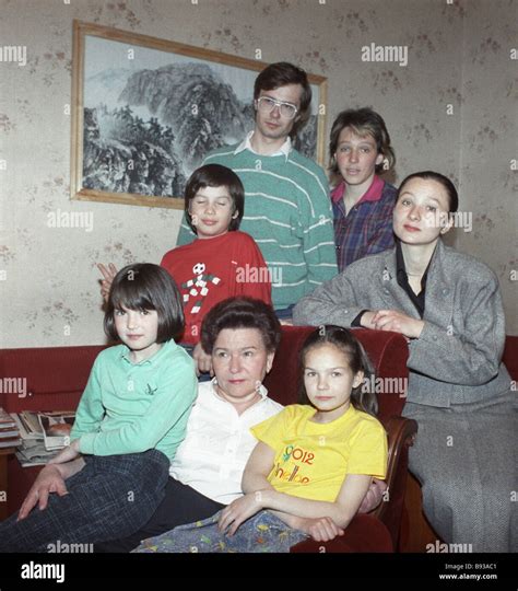 The family of Russian President Boris Yeltsin Stock Photo - Alamy