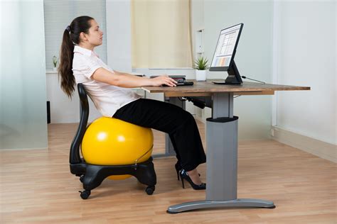 Exercise Balls for Office Chairs - Good or Bad - Work Saver Systems