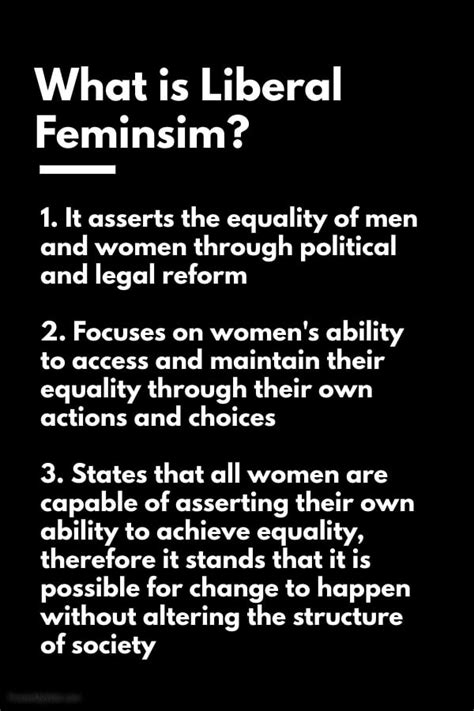 What is Liberal Feminism? : r/Feminism