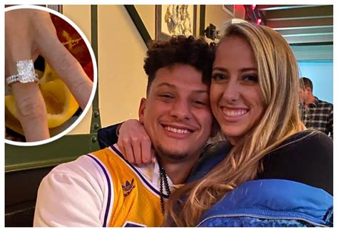 Brittany Mahomes Engagement Ring: How big is Brittany's engagement ring ...