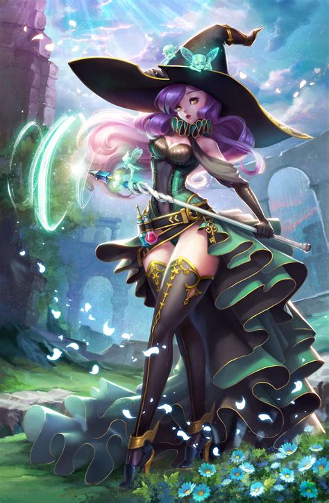 Witch by Penano faint Guangzhou | Illustrator | Anime witch, Witch characters, Character art