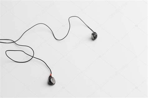 Concept Digital Music Headphones Isolated White Background - Stock Photo , #sponsored, #Music, # ...