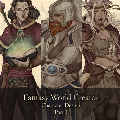 ArtStation - Fantasy World Creator - Character Design - Part I