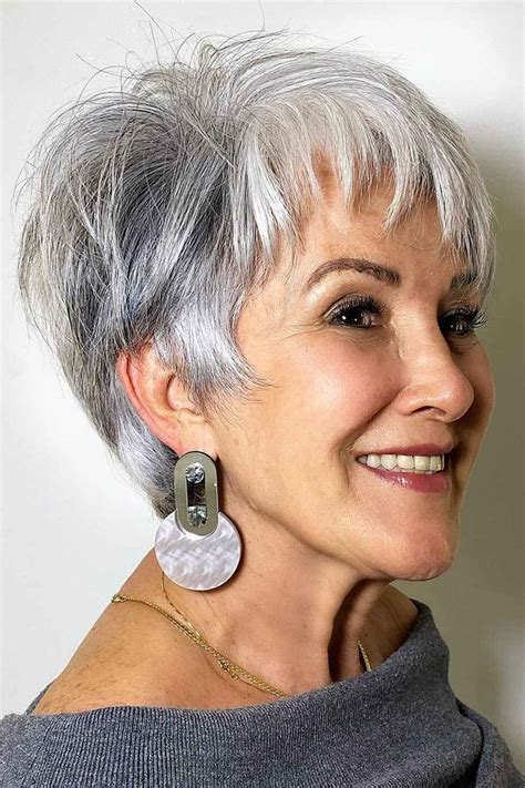 23 Perfect Pixie Haircuts for Women Over 70 to Pull Off | Short silver ...