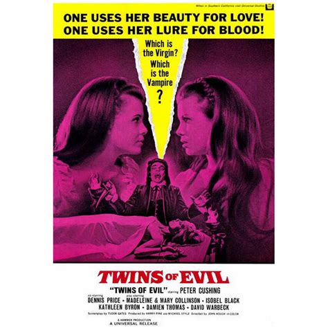 Twins of Evil - movie POSTER (Style A) (27" x 40") (1972) - Walmart.com ...