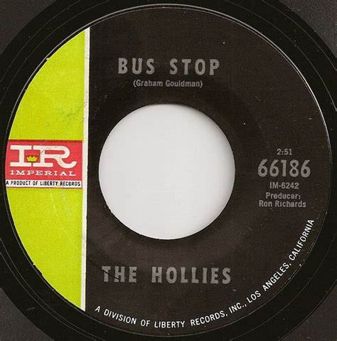 The Hollies - Bus Stop (1966, Vinyl) | Discogs