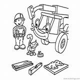 Bob The Builder Coloring Pages With Pilchard And Lofty  XColoringscom sketch template