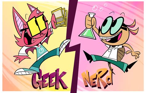 Geek vs Nerd by BryanV on Newgrounds