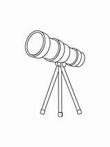 Olie Polie With Telescope Coloring Page Printable For  sketch template