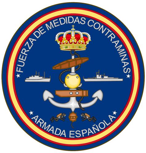 File:Emblem of the Spanish Navy Mine Countermeasures Force.svg - Wikimedia Commons