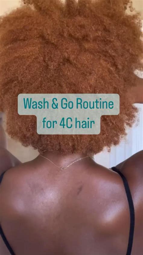 Wash & go routine for 4C hair | Natural hair styles, Curly hair styles ...