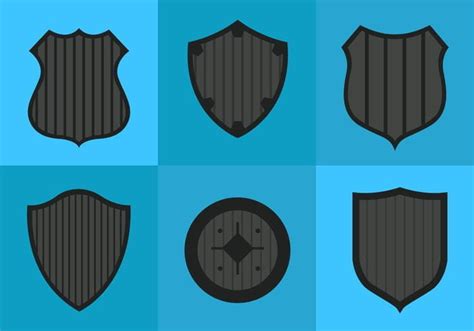 Shield Shapes Vectors ai | UIDownload