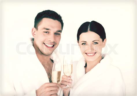 couple in spa | Stock image | Colourbox