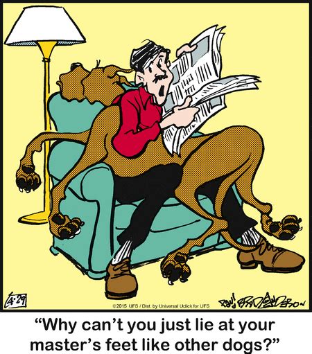 Marmaduke by Brad Anderson for April 29, 2015 | Great dane funny, Great ...