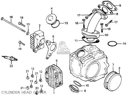 Honda CT70 TRAIL 70 1978 USA parts lists and schematics