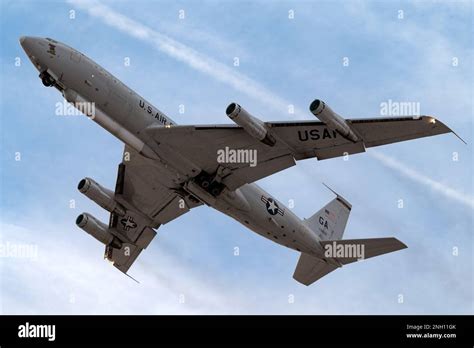 An E-8C Joint Surveillance Target Attack Radar System (JSTARS) aircraft assigned to the 116th ...