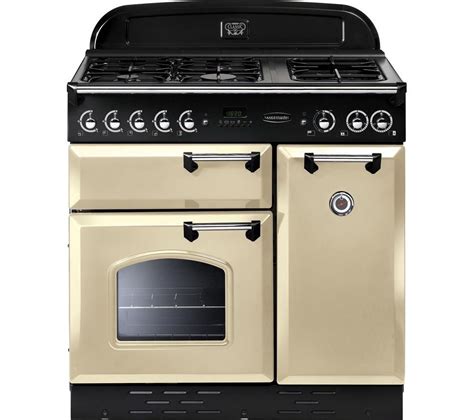 Buy RANGEMASTER Classic 90 Dual Fuel Range Cooker - Cream & Chrome ...