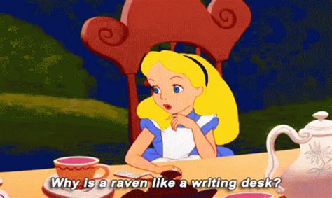 Alice Alice In Wonderland GIF - Alice AliceInWonderland Raven ...