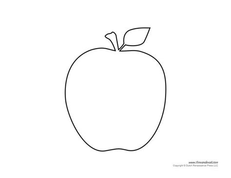 Printable Apple Templates to Make Apple Crafts for Preschool Apple Crafts Preschool, Free ...