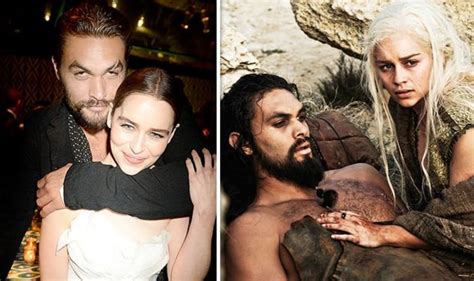 Jason Momoa Emilia Clarke Game Of Thrones