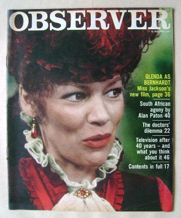 The Observer magazine - Glenda Jackson cover (31 October 1976)