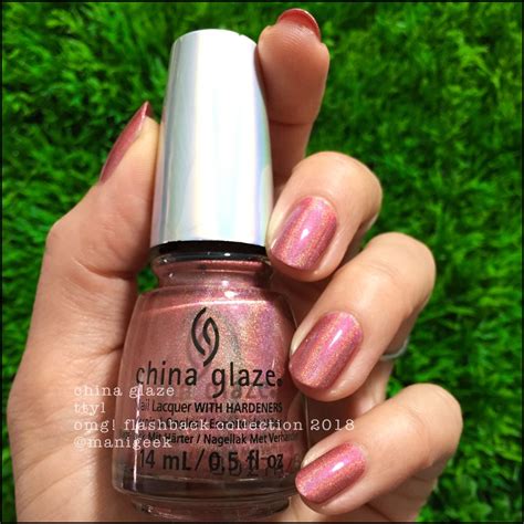 CHINA GLAZE OMG! FLASHBACK COLLECTION SWATCHES & REVIEW 2018 - Beautygeeks Manicure Colors, Nail ...