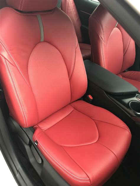 2018 Toyota Camry Xse With Red Leather Interior | Brokeasshome.com