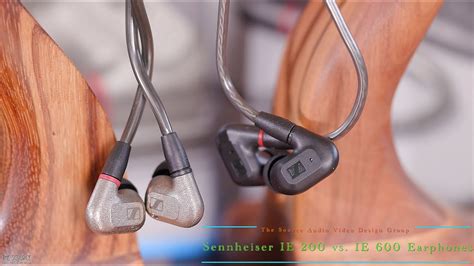 Sennheiser IE 200 vs. IE 600 earphones; Are the IE 600 earphones worth the extra money? - YouTube