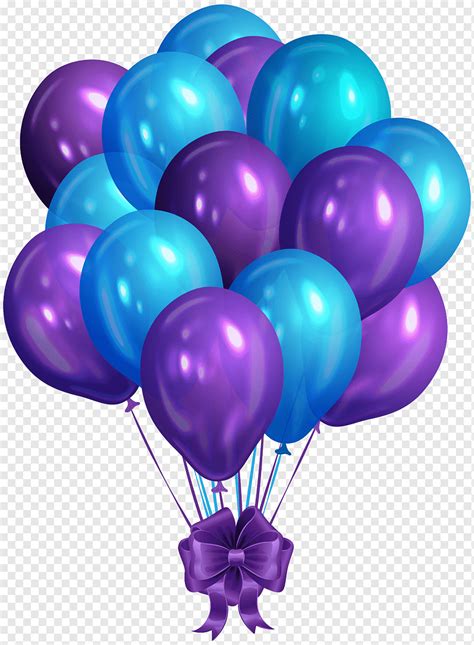 Balloon Purple Blue, balloon, purple, blue, violet png | PNGWing