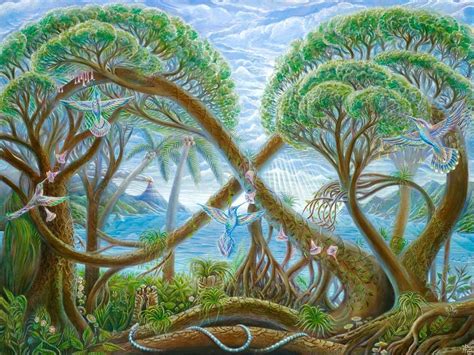 Deep Ecology - Daniel Mirante | Deep ecology, Visionary art, Tree art