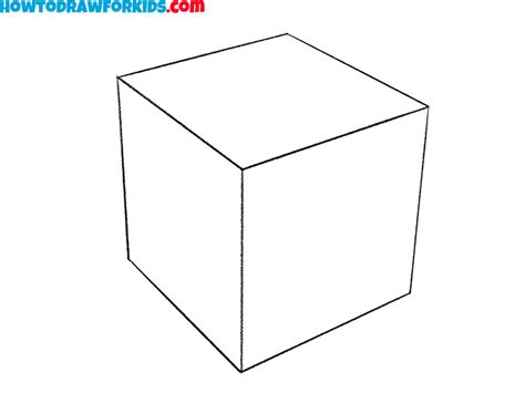 How To Draw A 3D Box - Easy Drawing Tutorial For Kids