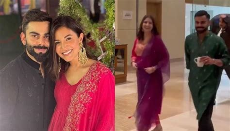 Anushka Sharma Attends Team India's Diwali Bash With Virat Kohli, Hides Her Baby Bump With ...