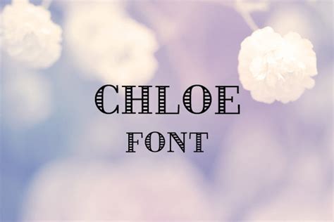 CG Chloe Font | Etsy