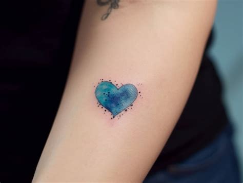 Blue Heart Tattoo Meaning & Symbolism (Passion)