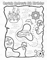Treasure map coloring Pages To Download And Print For Free sketch template