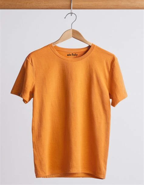 Orange T Shirt Plain