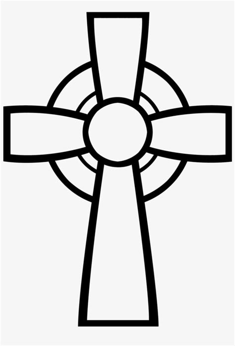 Celtic Cross Custom Shape For Photoshop By Bigheadkyle2 - Simple Celtic Cross Outline - Free ...