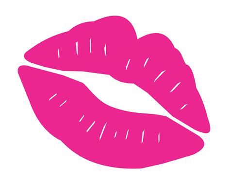 Pink Lipstick Kiss