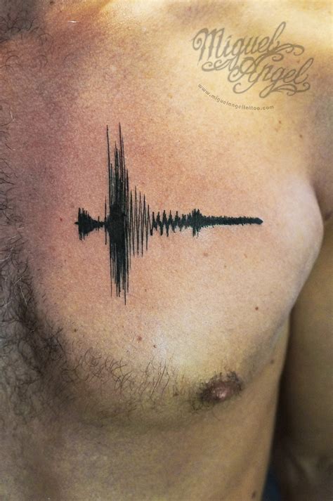 Sound wave tattoo | Miguel Angel Custom Tattoo Artist www.mi… | Flickr