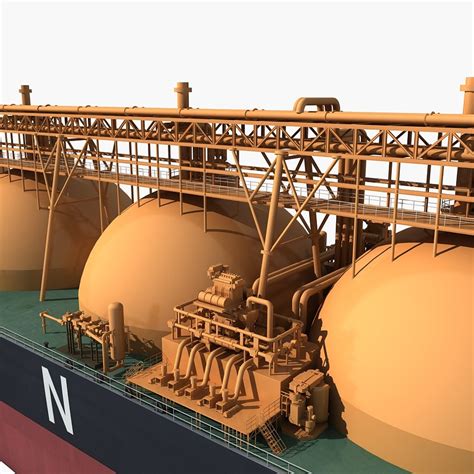 3D Lng Carrier Ship Model - TurboSquid 1372921