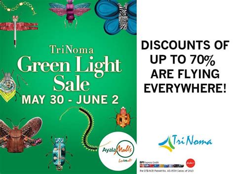 Manila Shopper: TriNoma Green Light SALE: May-June 2013