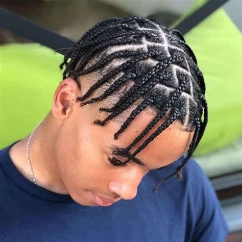 27 Cool Box Braids Hairstyles For Men (2021 Styles) | Twist braid hairstyles, Mens braids ...