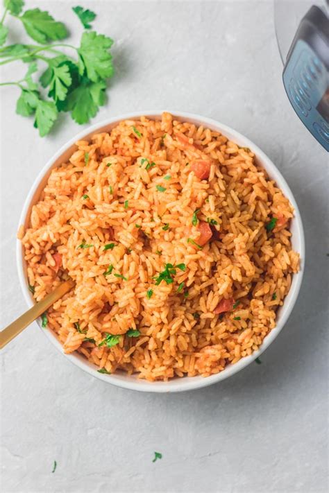 Instant Pot Mexican Rice (Arroz Rojo) - The Dinner Bite