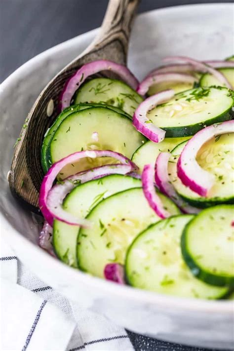 Easy Cucumber Onion Salad Recipe with Video