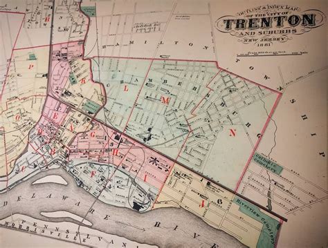 Trenton, NJ in 1881 #maps #historic #trenton #trentonnj #newjersey ...