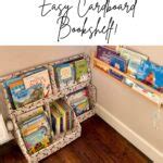 DIY Cardboard Bookshelves (Make a Kid's Bookcase!) - Upcycle My Stuff