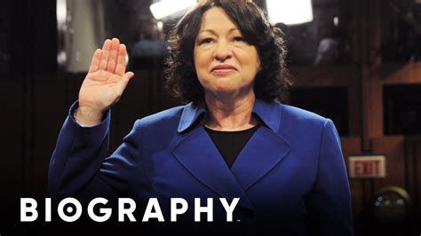 Sonia Sotomayor - Associate Justice of the Supreme Court | Mini Bio | Biography - YouTube