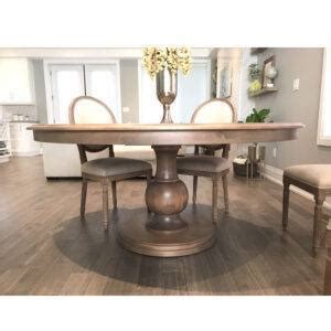 Dutchess Solid Wood Round Table | Modern Table | Up to 20% Off