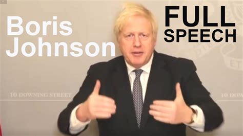 FULL SPEECH | Boris Johnson statement on coronavirus 23 November 2020 - YouTube