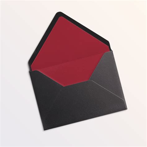 Blood Red Solid Envelope Liner || Revolution Paper Co